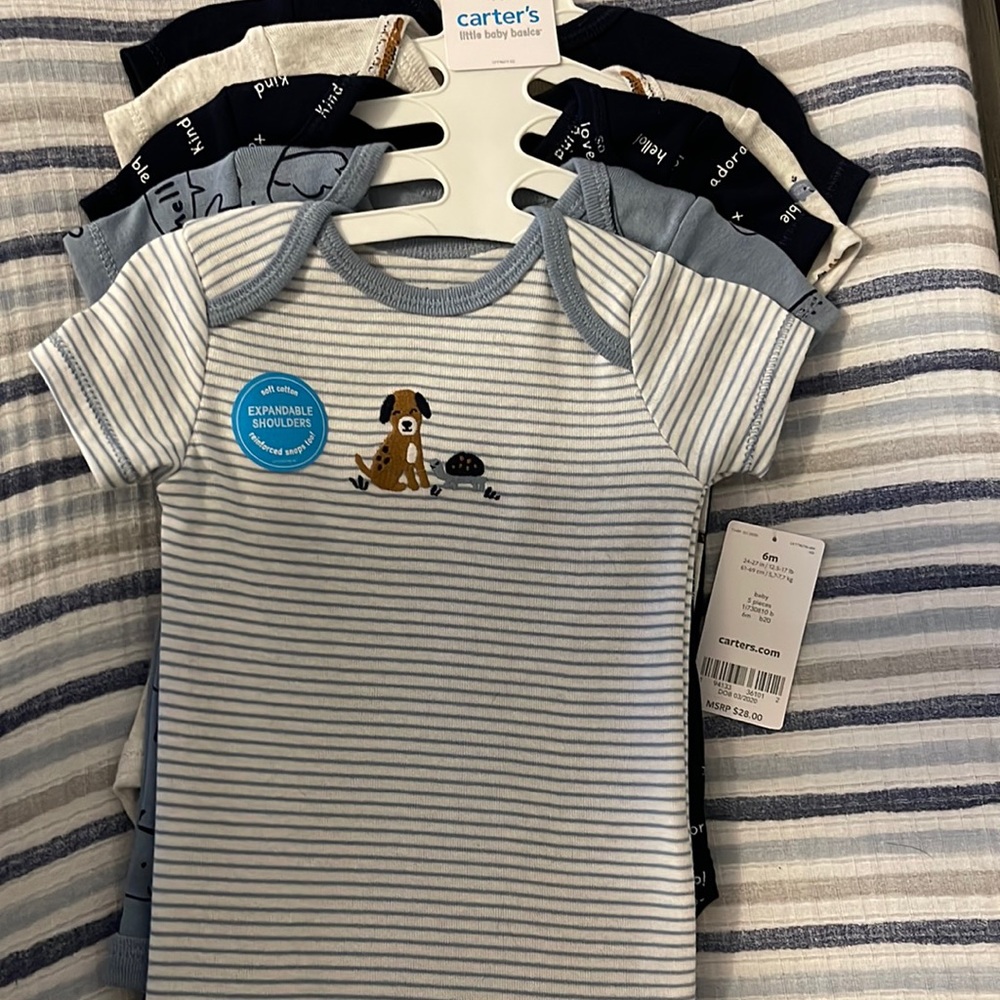 Carters 5 Pack Onesies
